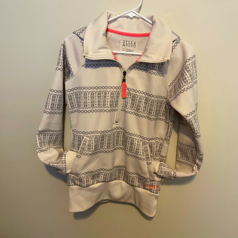 Billabong Y2K half zip hoodie